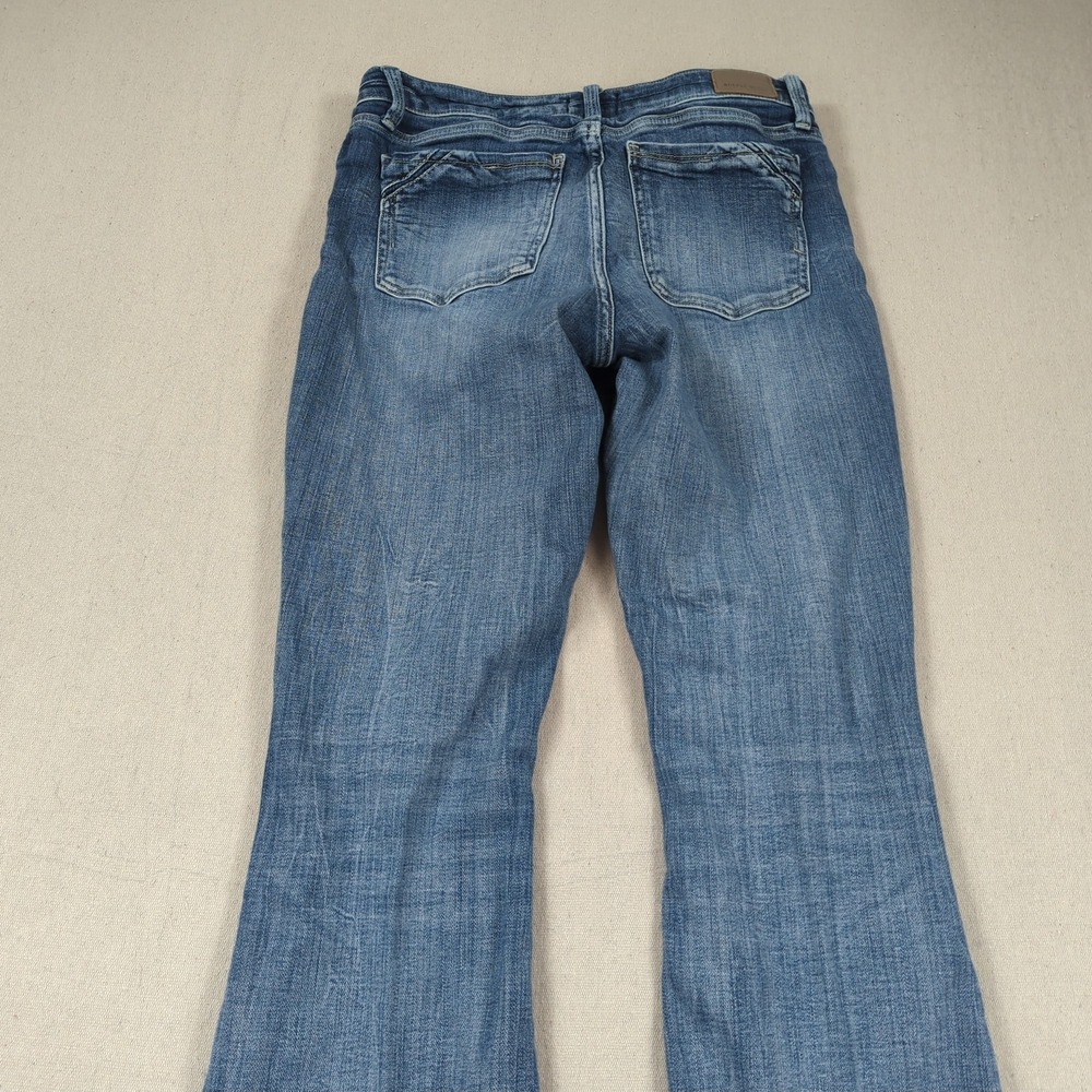 Buckle Black Jeans Womens 31 Blue Boot Cut Stretch Western Cowgirl - Picture 13 of 15